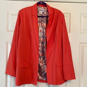 Kardashian Kurves Woman’s Jacket -Orange - size 20W